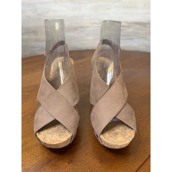 Lucky Brand Minari Slingback Wedge Sandals Womens Size 9 - Picture 4 of 6